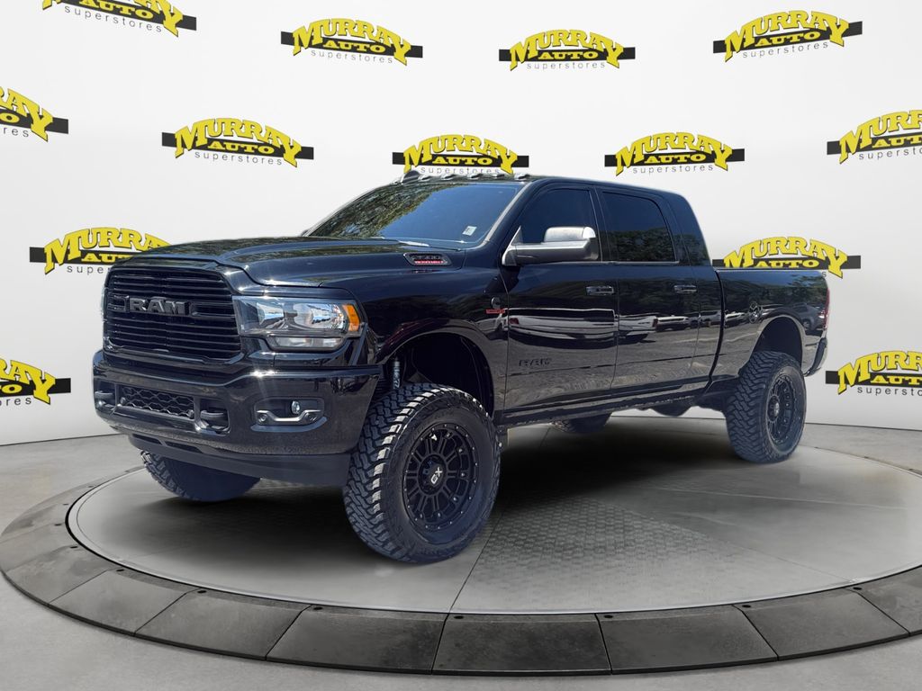 Diamond Black Crystal Pearlcoat 2019 RAM 2500 Big Horn Mega Cab 4WD Pickup Truck Four-Wheel Drive 6-Speed Automatic