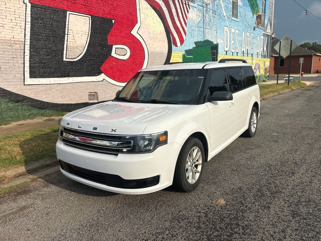 White 2015 Ford Flex SUV / Crossover Front-Wheel Drive 6-Speed Automatic