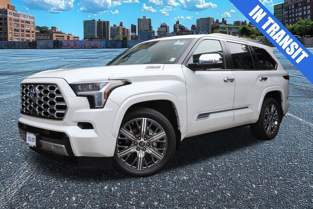 White (Wind Chill Pearl) 2024 Toyota Sequoia Capstone 4WD SUV / Crossover Four-Wheel Drive Automatic