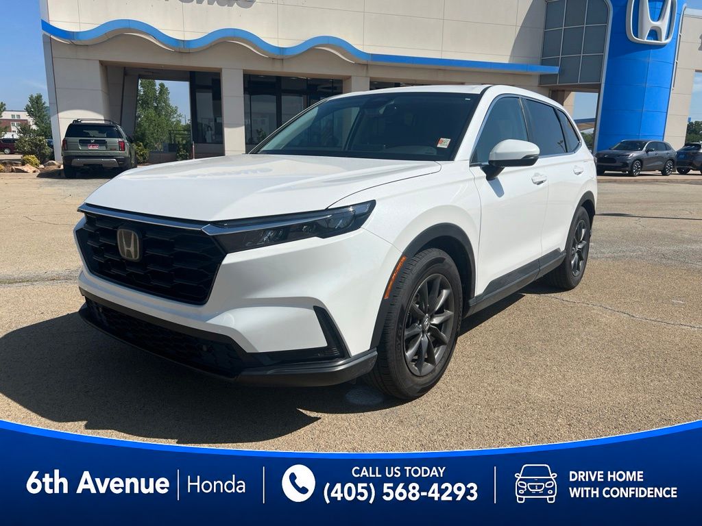 Platinum White Pearl 2026 Honda CR-V SUV / Crossover Front-Wheel Drive Continuously Variable Transmission