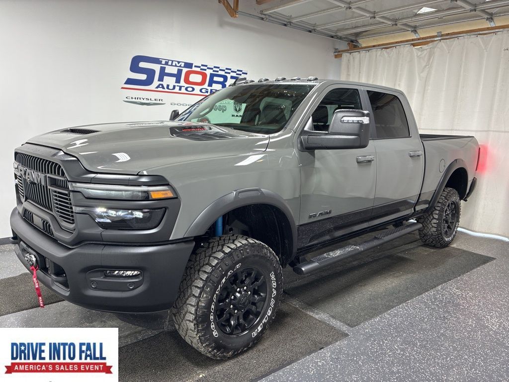Ceramic Gray Clearcoat 2026 RAM 2500 Pickup Truck Four-Wheel Drive 8-Speed Automatic
