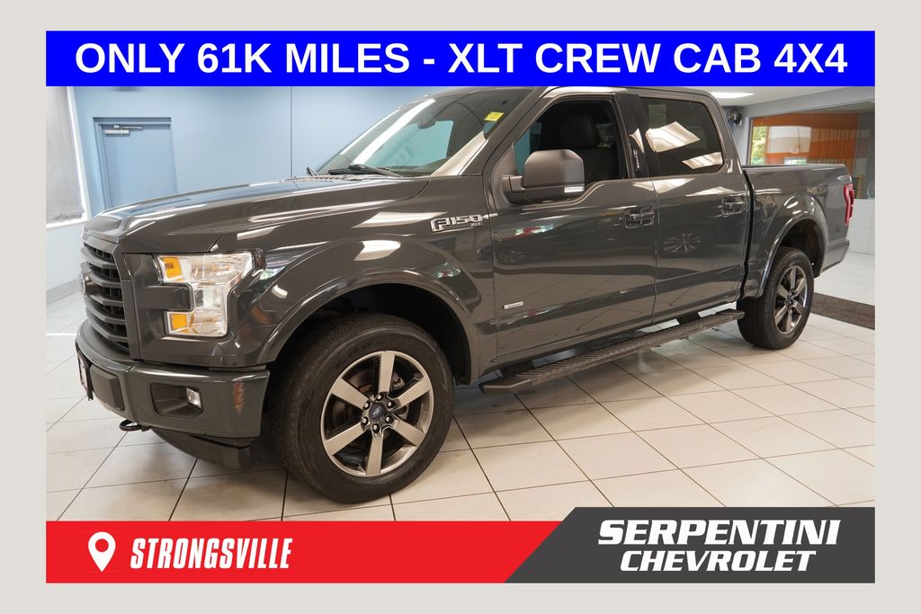 Gray 2017 Ford F-150 Pickup Truck Four-Wheel Drive Automatic