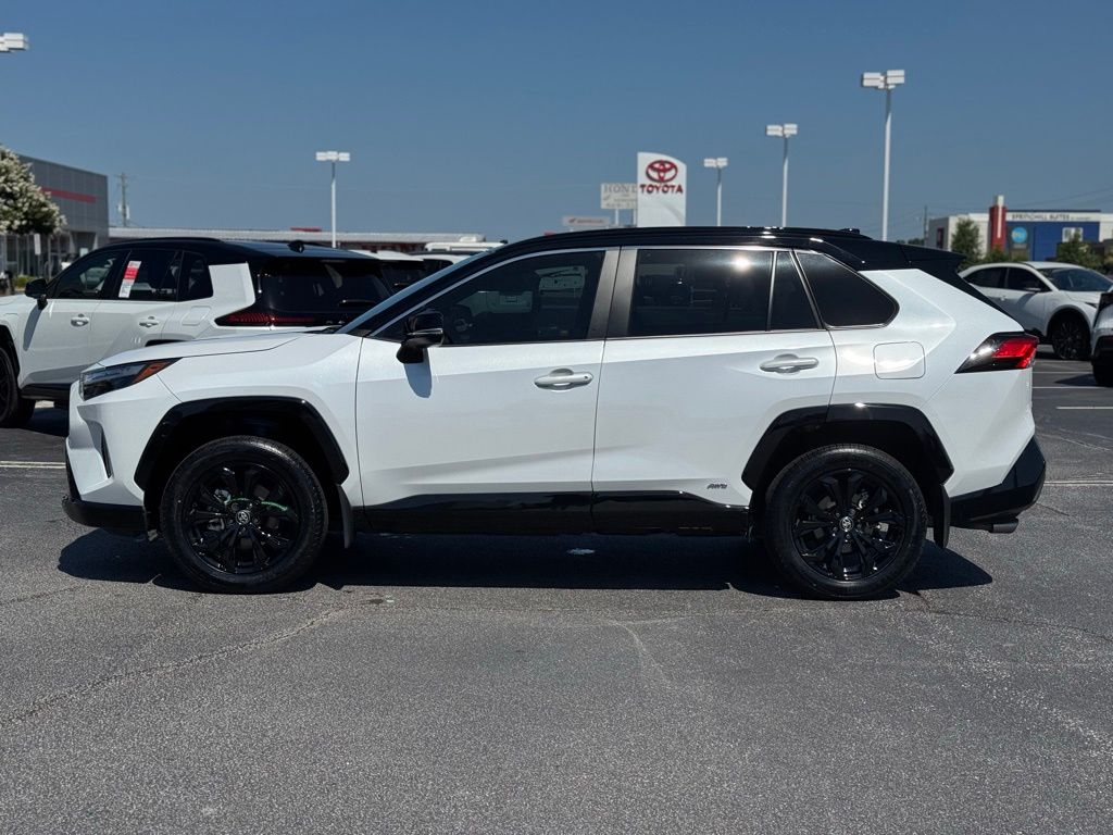 2025 Toyota RAV4 Hybrid XSE Wind Chill Pearl/Midnight Black Metallic - Jim Hudson Acura - Image 8