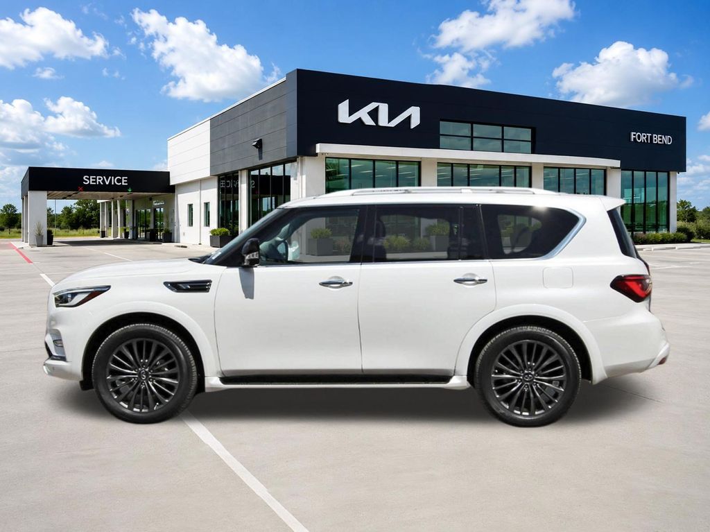 2023 INFINITI QX80 Premium Select White at Legacy Ford