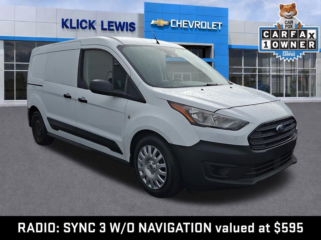 Frozen White 2020 Ford Transit Connect Van Front-Wheel Drive 8-Speed Automatic