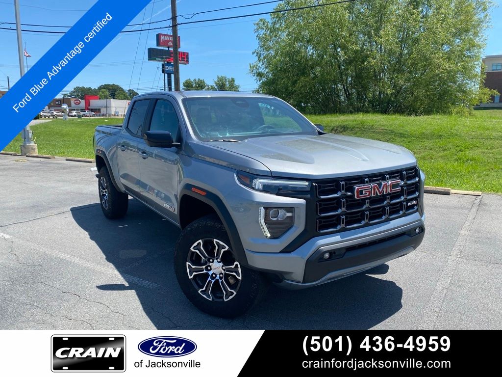 Sterling Metallic 2024 GMC Canyon Pickup Truck Four-Wheel Drive 8-Speed Automatic