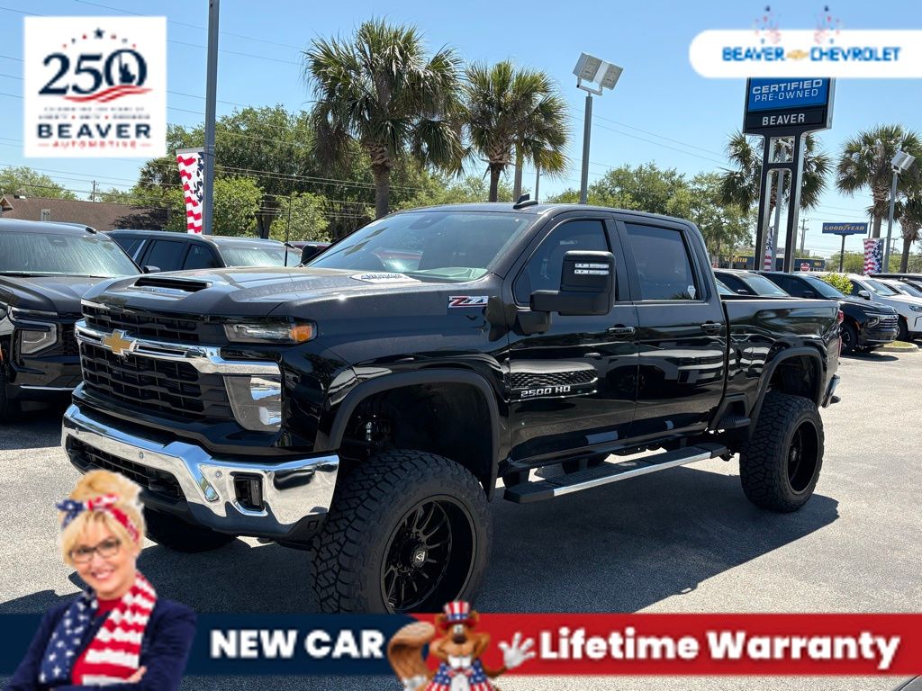 Black 2026 Chevrolet Silverado 2500HD Pickup Truck Four-Wheel Drive Automatic