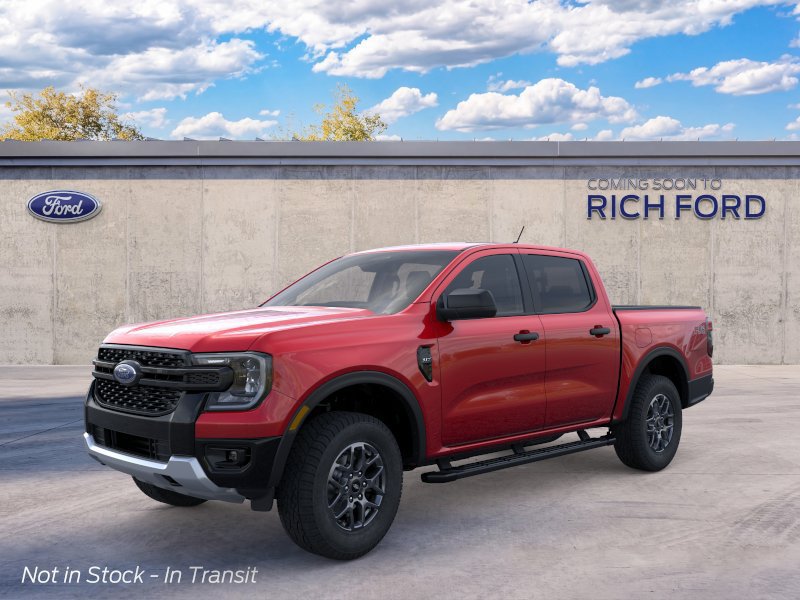 Ruby Red Metallic Tinted Clearcoat 2026 Ford Ranger Pickup Truck Four-Wheel Drive Automatic