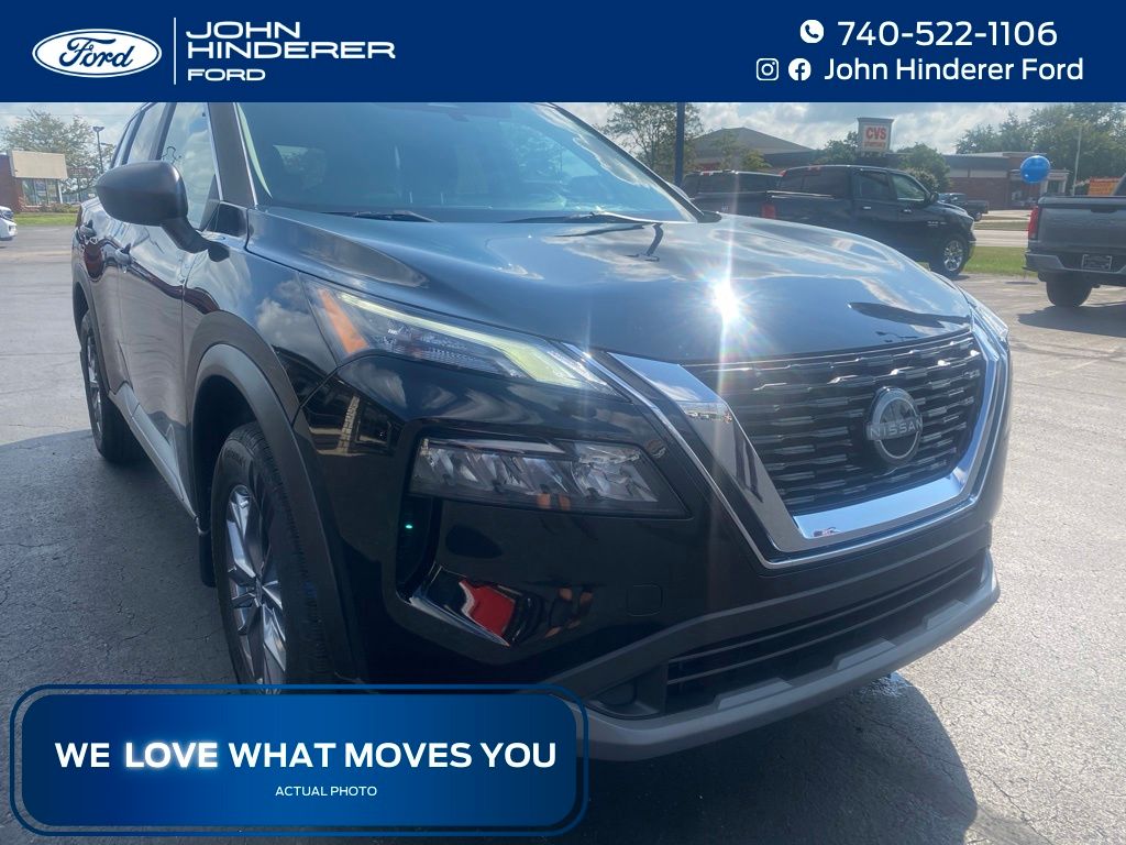 Super Black 2023 Nissan Rogue SUV / Crossover All-Wheel Drive Continuously Variable Transmission