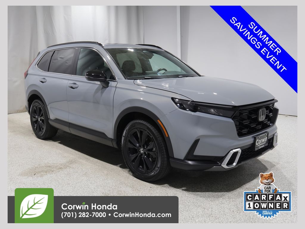 Urban Gray Pearl 2024 Honda CR-V Hybrid SUV / Crossover All-Wheel Drive Continuously Variable Transmission