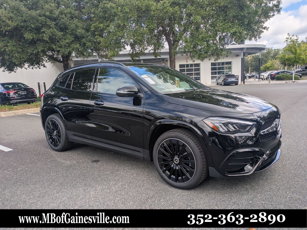 Black 2026 Mercedes-Benz GLA SUV / Crossover All-Wheel Drive 8-Speed Dual Clutch