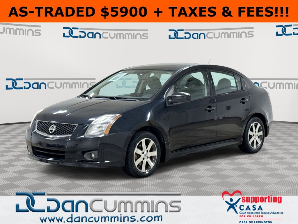 Super Black Metallic 2012 Nissan Sentra 2.0 SR Sedan Front-Wheel Drive Continuously Variable Transmission