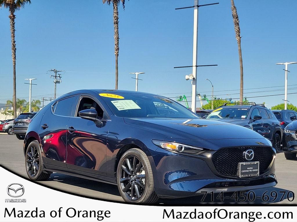 Deep Crystal Blue Mica 2025 Mazda MAZDA3 Hatchback Front-Wheel Drive 6-Speed Automatic