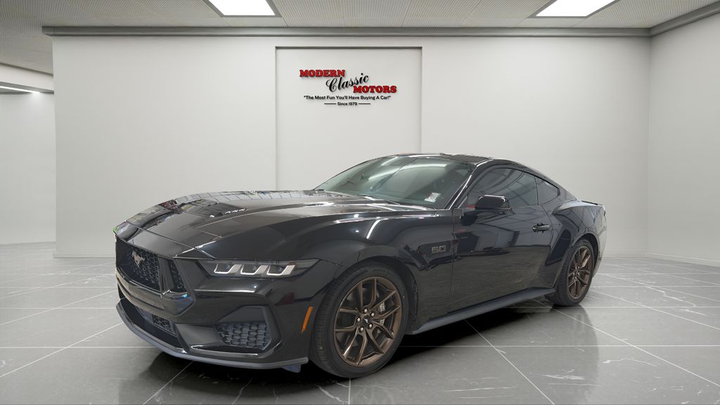 Shadow Black 2024 Ford Mustang GT Premium Fastback RWD Coupe Rear-Wheel Drive Automatic