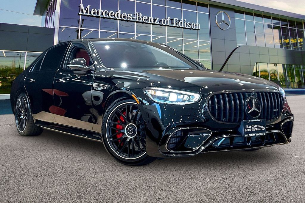 Black 2024 Mercedes-Benz S-Class AMG S 63 E Performance 4MATIC Sedan All-Wheel Drive 9-Speed Automatic