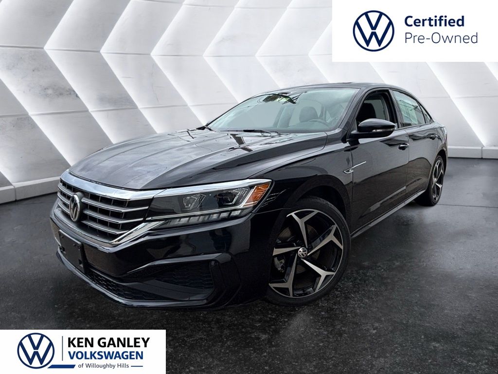 Black 2020 Volkswagen Passat Sedan Front-Wheel Drive 6-Speed Automatic