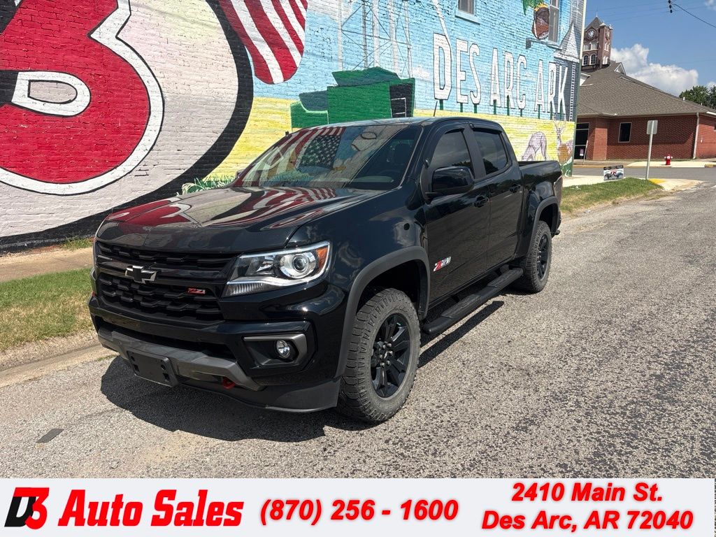 Black 2022 Chevrolet Colorado Pickup Truck Four-Wheel Drive 8-Speed Automatic