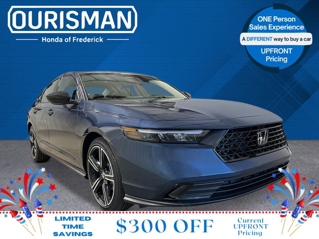 Canyon River Blue Metallic 2026 Honda Accord Sedan Front-Wheel Drive Continuously Variable Transmission