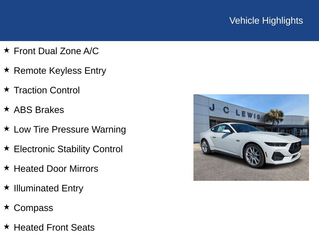 2025 Ford Mustang GT Premium Fastback
