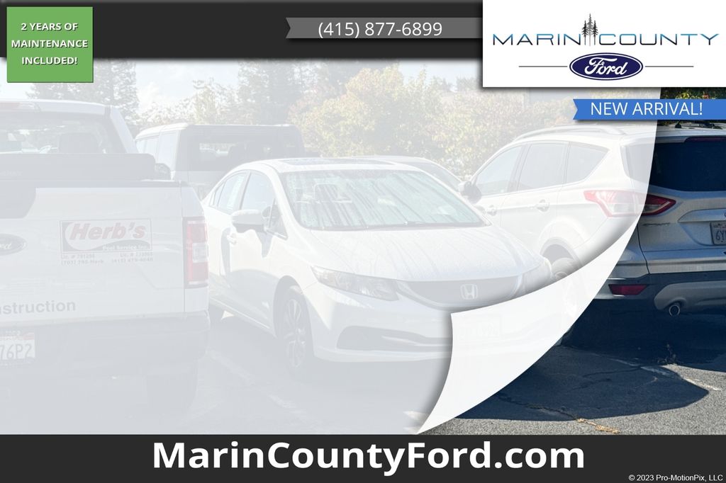 Taffeta White 2015 Honda Civic Sedan Front-Wheel Drive Continuously Variable Transmission