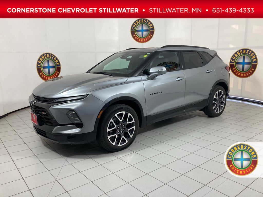 Sterling Metallic 2023 Chevrolet Blazer RS AWD SUV / Crossover All-Wheel Drive 9-Speed Automatic Overdrive