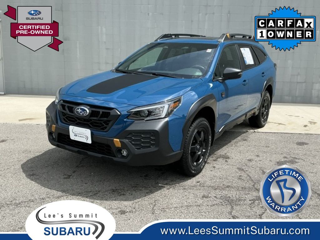 Geyser Blue 2025 Subaru Outback Wilderness AWD SUV / Crossover All-Wheel Drive Continuously Variable Transmission