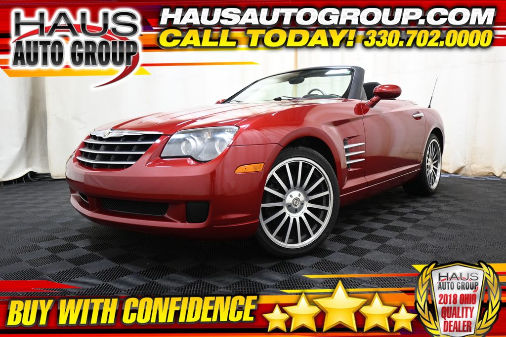 Blaze Red Crystal Pearl 2007 Chrysler Crossfire Roadster RWD Convertible Rear-Wheel Drive 5-Speed Automatic