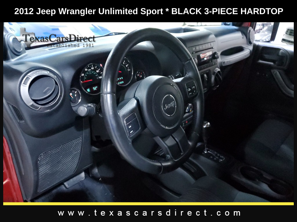 2012 Jeep Wrangler Unlimited Sport 7