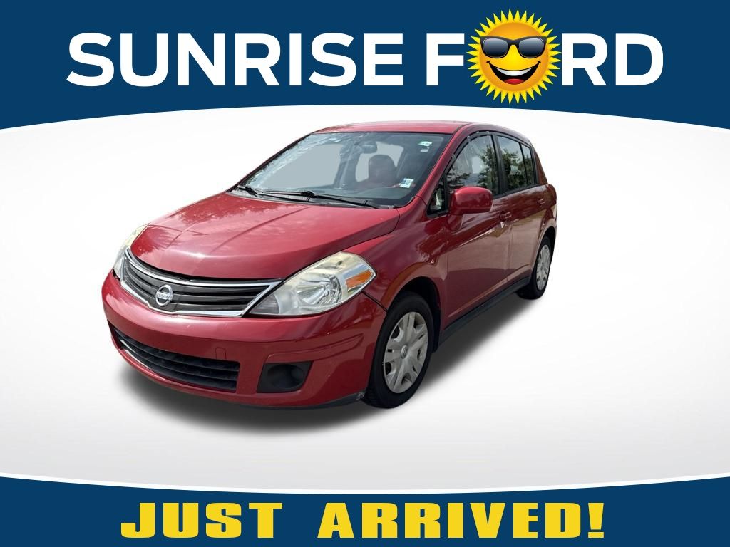 Red Alert Metallic 2011 Nissan Versa Hatchback Front-Wheel Drive 4-Speed Automatic