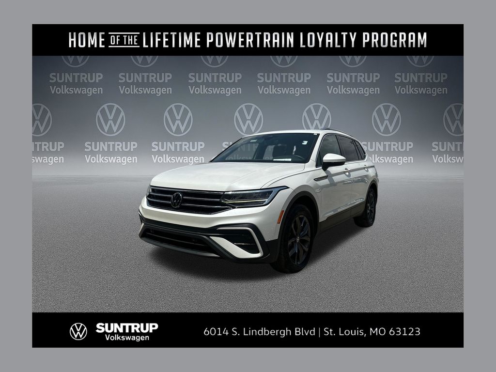 Opal White 2023 Volkswagen Tiguan SUV / Crossover Front-Wheel Drive 8-Speed Automatic
