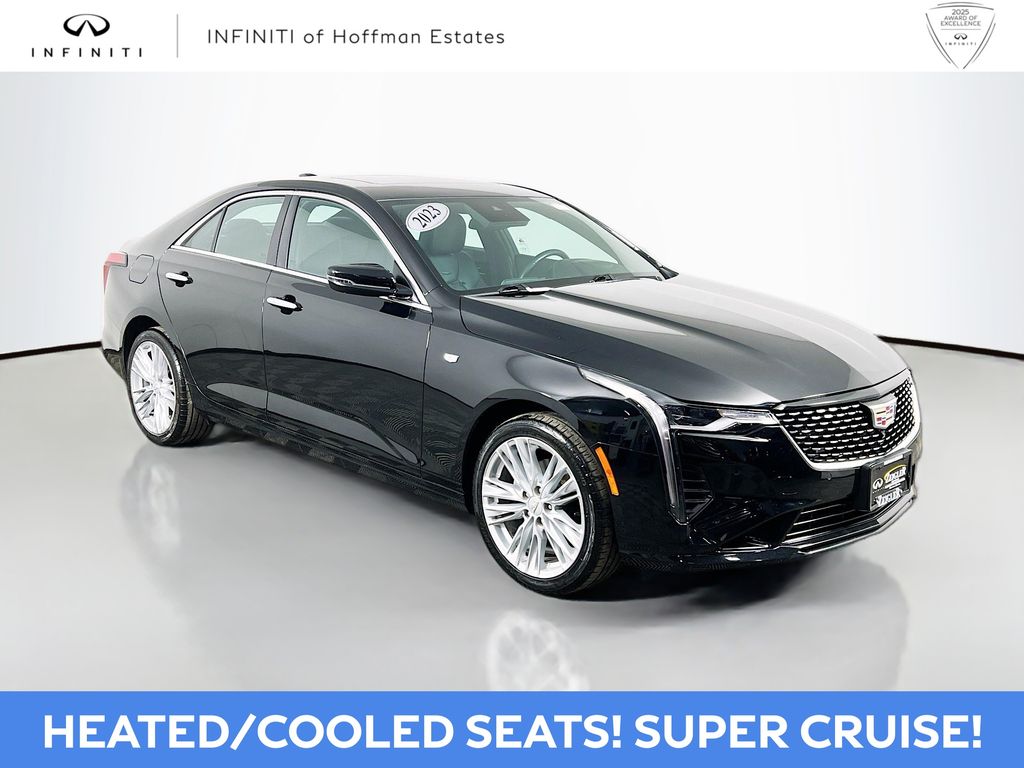 Black Raven 2023 Cadillac CT4 Premium Luxury AWD Sedan All-Wheel Drive 8-Speed Automatic