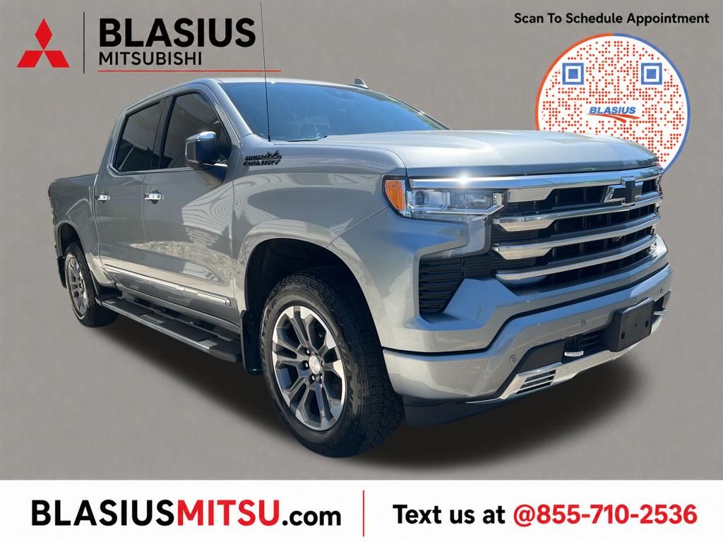 Sterling Gray Metallic 2023 Chevrolet Silverado 1500 Pickup Truck Four-Wheel Drive Automatic