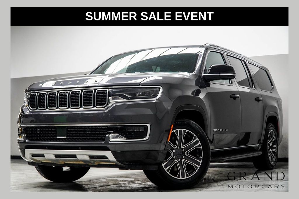 Baltic Gray Metallic Clearcoat 2024 Jeep Wagoneer L SUV / Crossover Four-Wheel Drive 8-Speed Automatic