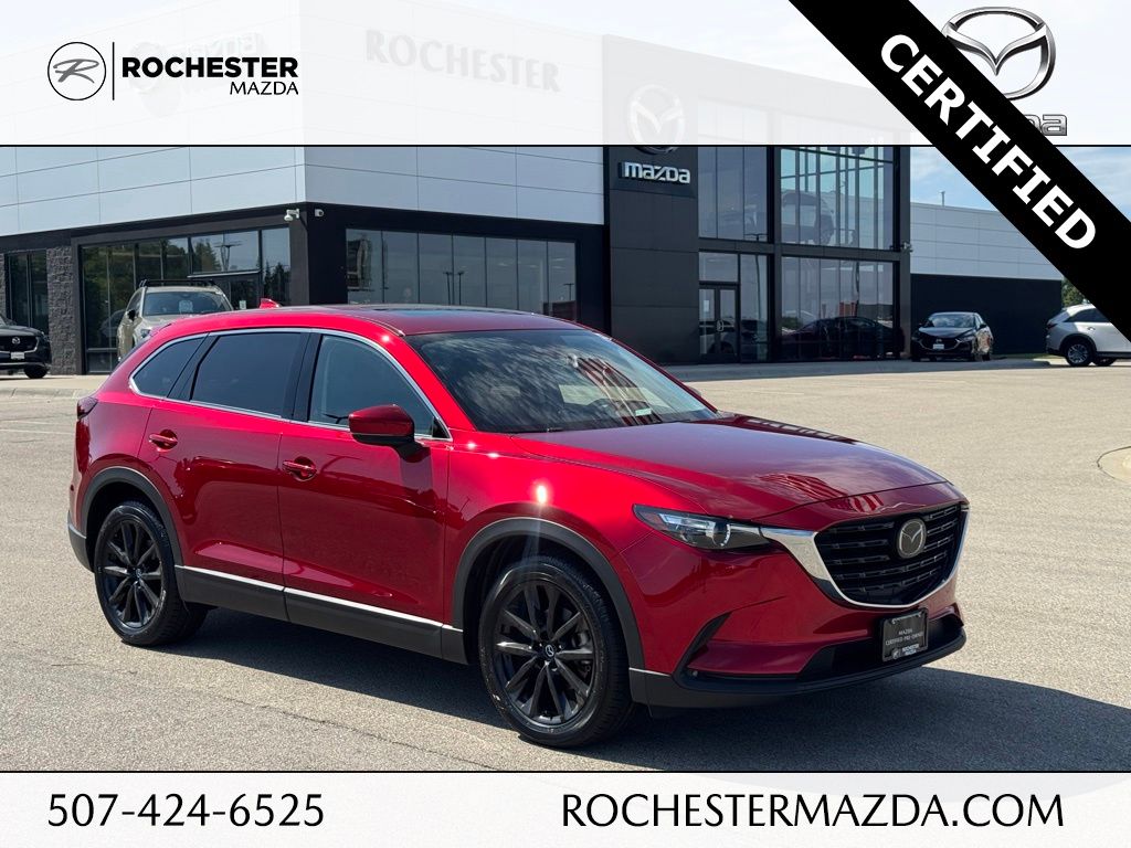 Soul Red Crystal Metallic 2023 Mazda CX-9 Touring Plus AWD SUV / Crossover All-Wheel Drive 6-Speed Automatic