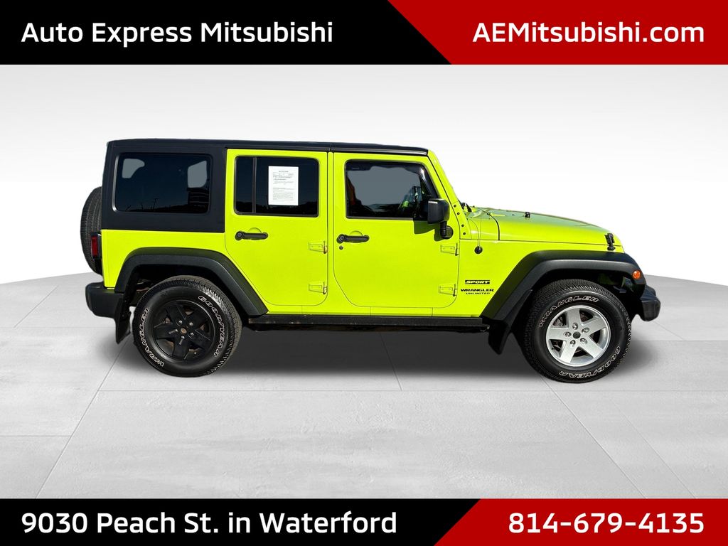 2016 Jeep Wrangler Unlimited Sport Green at Auto Express Mitsubishi