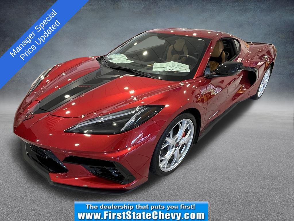 Red Mist Metallic Tintcoat 2023 Chevrolet Corvette Coupe Rear-Wheel Drive 8-Speed Dual Clutch