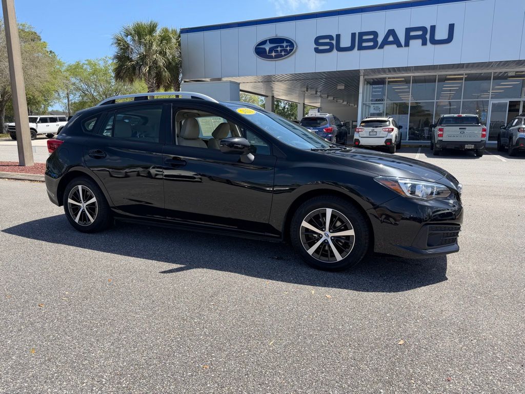 Crystal Black Silica 2023 Subaru Impreza Premium Wagon AWD Wagon All-Wheel Drive Continuously Variable Transmission