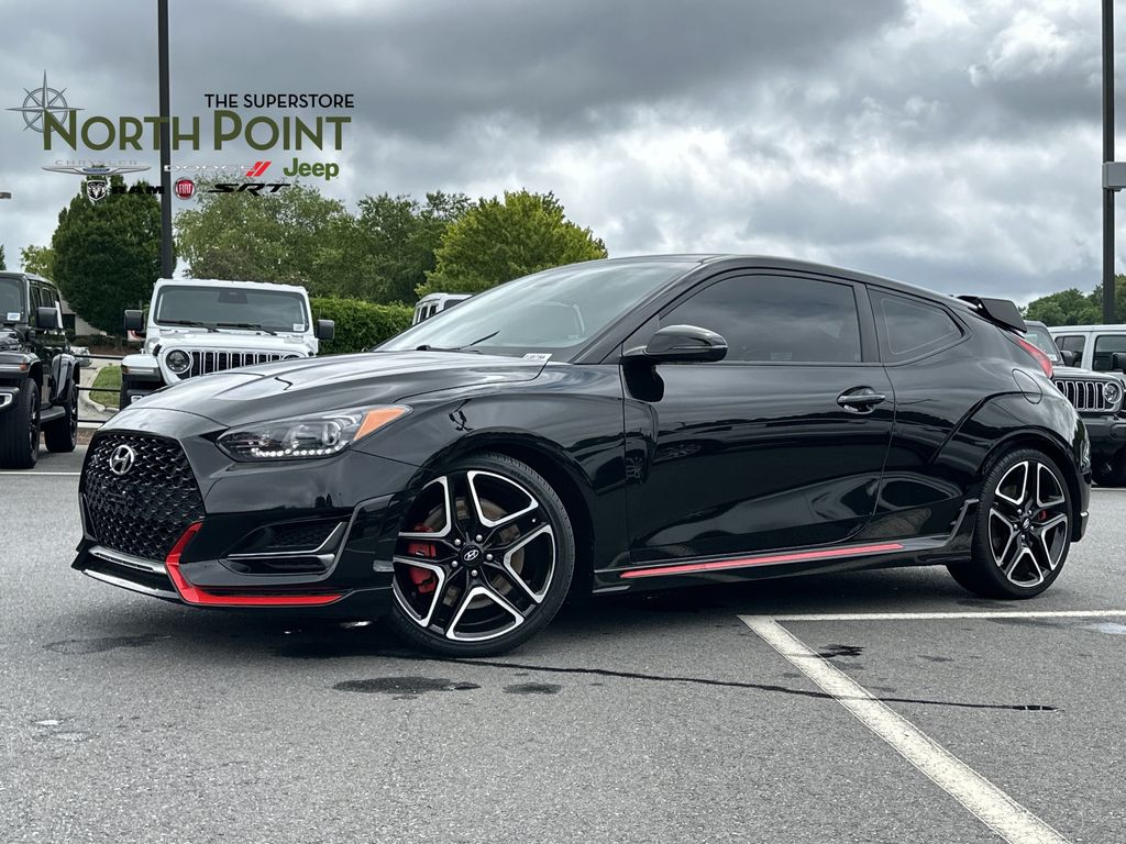 Ultra Black 2022 Hyundai Veloster N FWD Coupe Front-Wheel Drive 8-Speed Manual