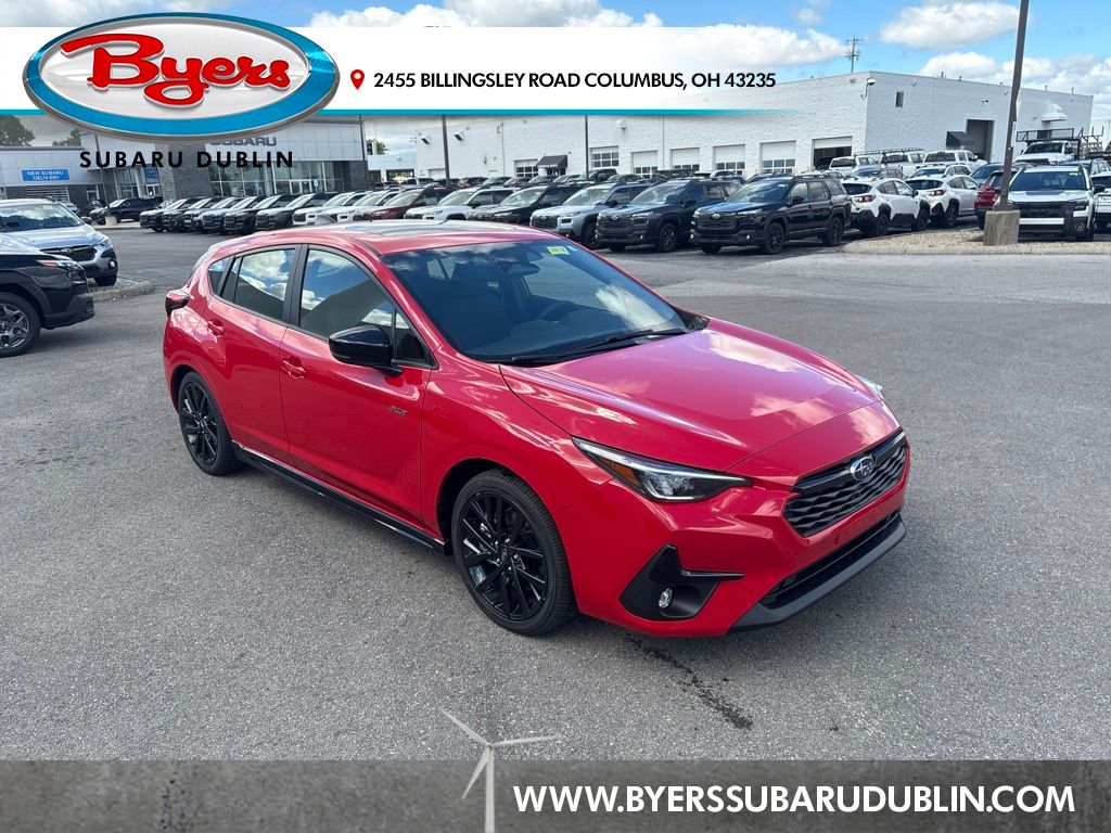 Pure Red 2026 Subaru Impreza Wagon All-Wheel Drive Continuously Variable Transmission