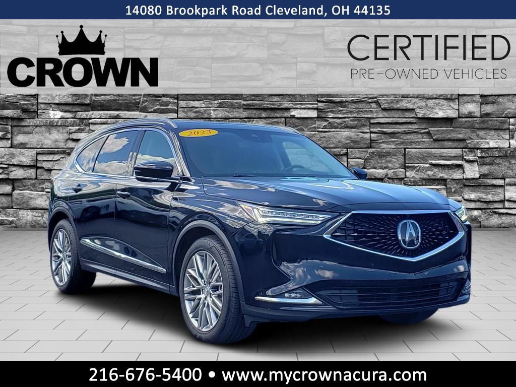 Majestic Black Pearl 2023 Acura MDX SUV / Crossover All-Wheel Drive Automatic