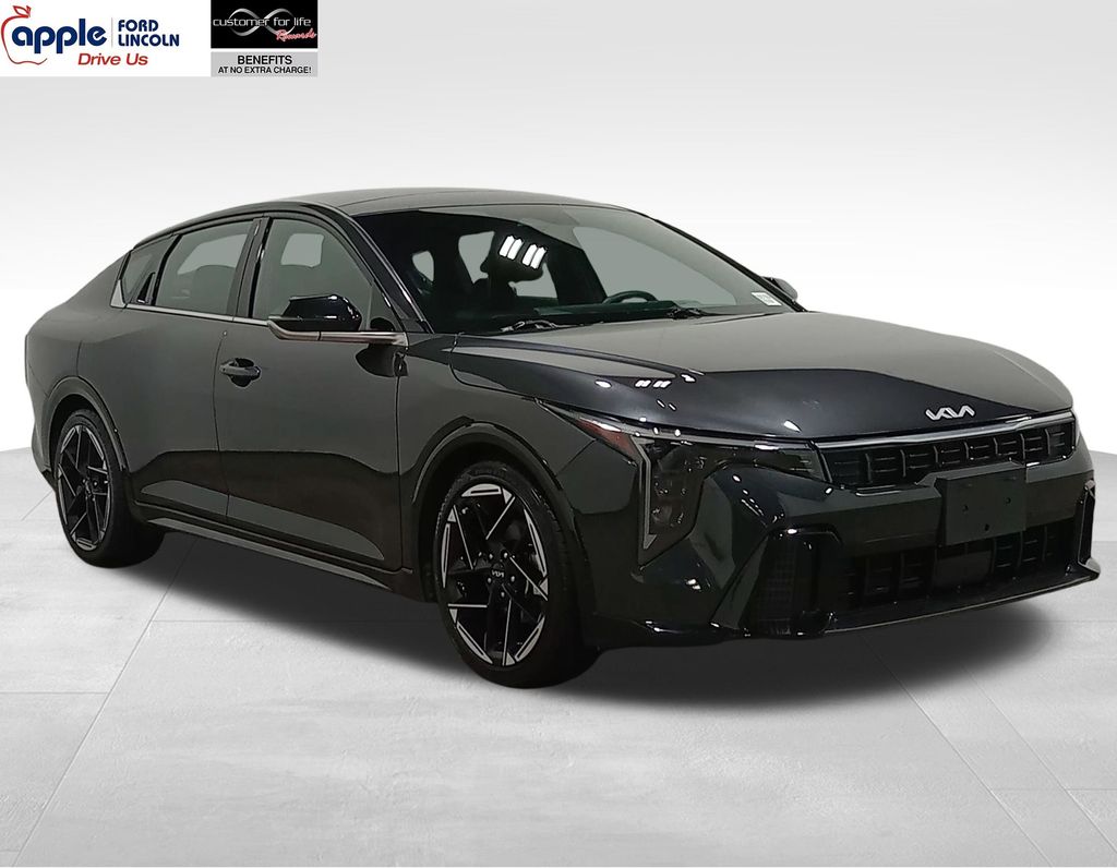 Interstellar Gray 2025 Kia K4 GT-Line FWD Sedan Front-Wheel Drive Continuously Variable Transmission