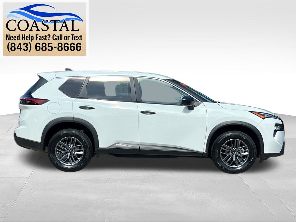 2024 Nissan Rogue S White at Coastal Chevrolet Cadillac