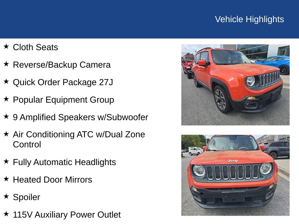 2015 Jeep Renegade Latitude