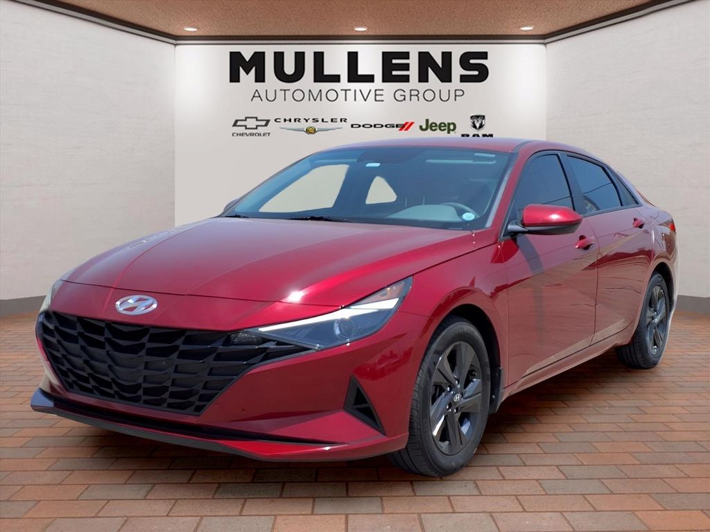 Ultimate Red 2023 Hyundai Elantra Sedan Front-Wheel Drive Continuously Variable Transmission