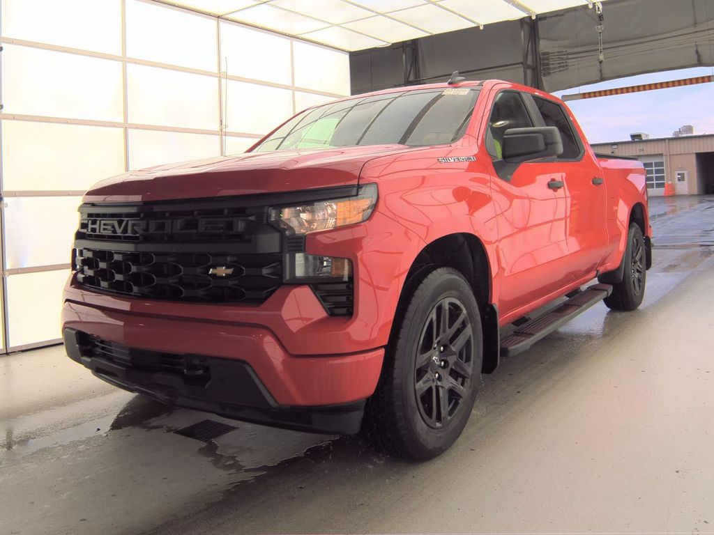 Red 2024 Chevrolet Silverado 1500 Pickup Truck Four-Wheel Drive 8-Speed Automatic