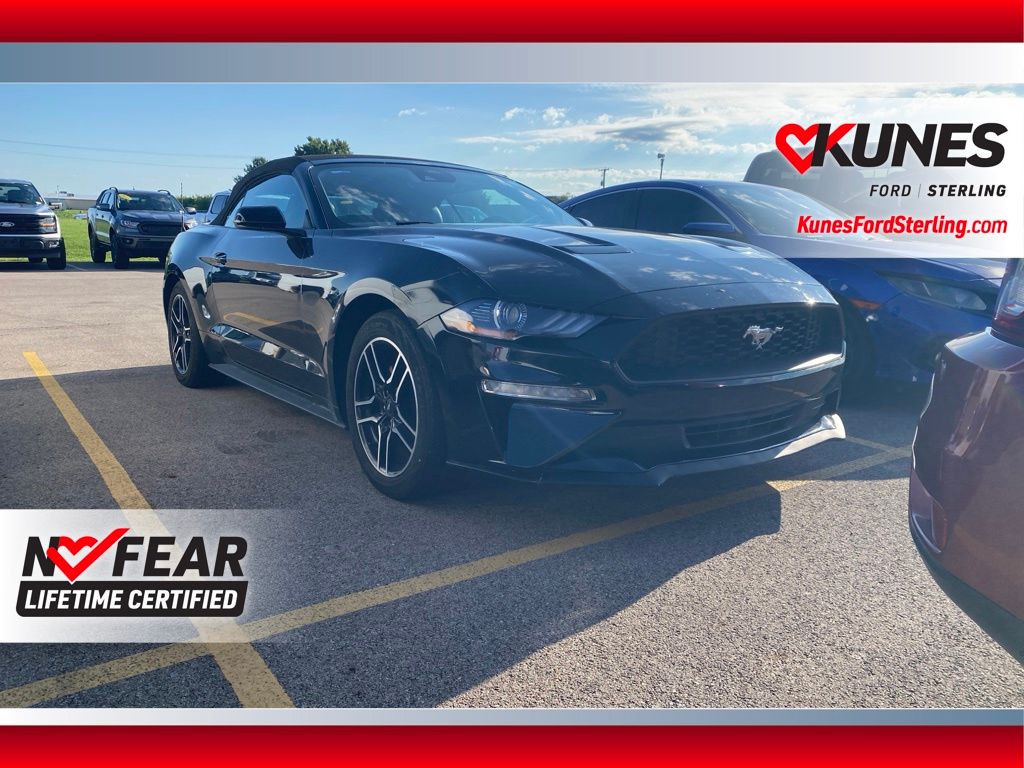 Shadow Black 2022 Ford Mustang Convertible Rear-Wheel Drive Automatic