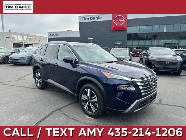 Deep Ocean Blue Pearl 2025 Nissan Rogue SUV / Crossover All-Wheel Drive Continuously Variable Transmission
