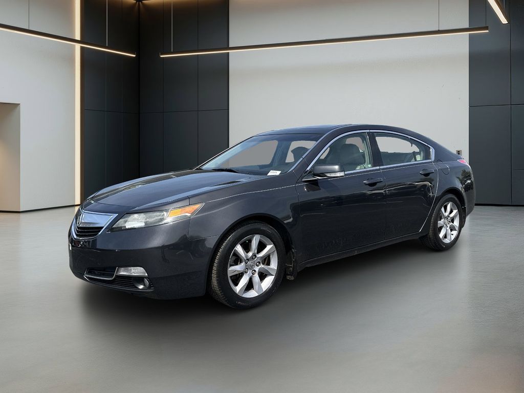 Gray (Graphite Luster Metallic) 2012 Acura TL FWD with Technology Package Sedan Front-Wheel Drive 6-Speed Automatic