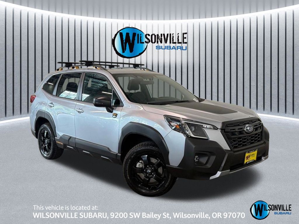 Ice Silver Metallic 2025 Subaru Forester Wilderness Crossover AWD SUV / Crossover All-Wheel Drive Continuously Variable Transmission