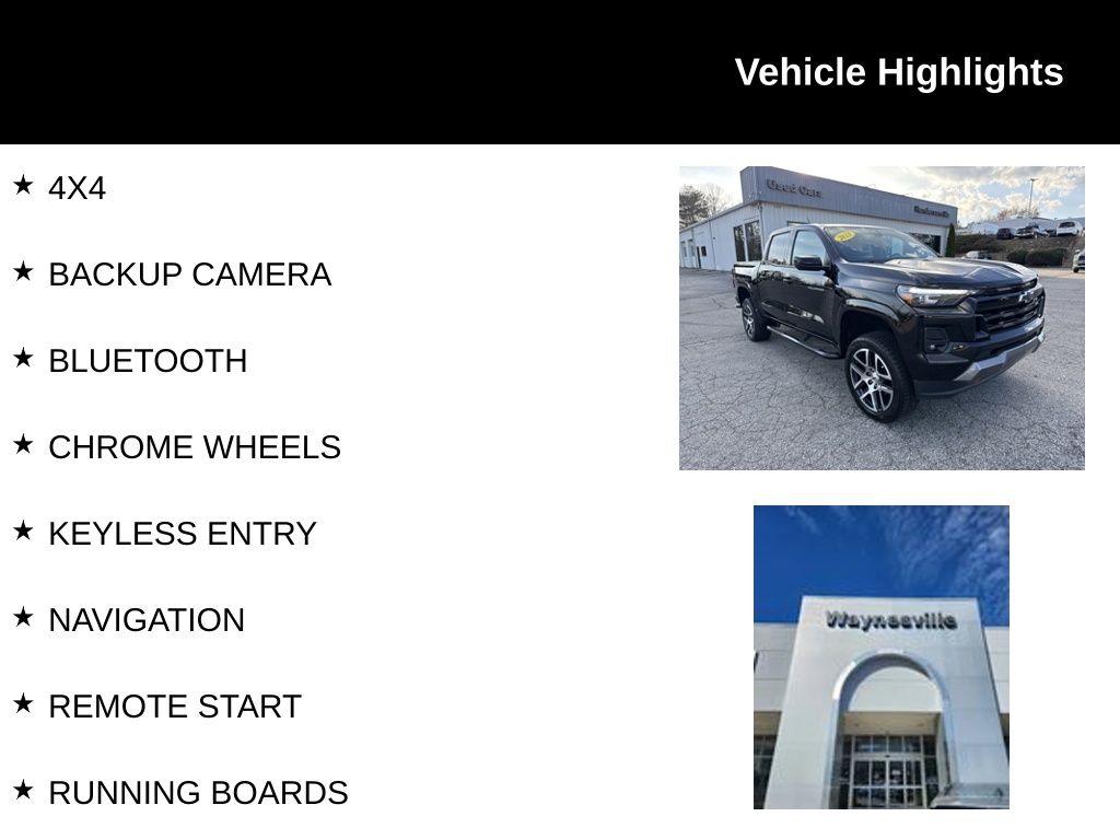 used 2023 Chevrolet Colorado car, priced at $33,231